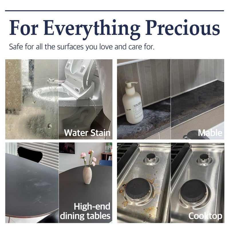 Living Polish All-Purpose Cleaner - Stainless Steel, Marble Coffee Tables, Espresso Machines, Granite & Quartz Countertops, Glass Cooktops, Stoves & Shower Glass | Non-Toxic Premium Cleaner for Shine - Image 4